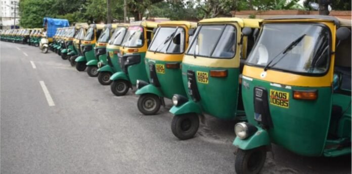 Auto Drivers protest
