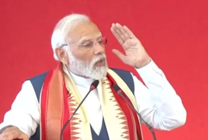 Modi at chikkaballapura