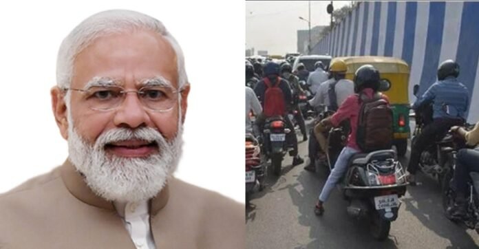 modi and bangalore traffic