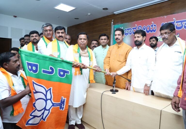 ಬಿಜೆಪಿಗೆ ಸೇರ್ಪಡೆಯಾದ ಮಾಜಿ ಸಂಸದ ಎಲ್ ಆರ್ ಶಿವರಾಮೇಗೌಡ