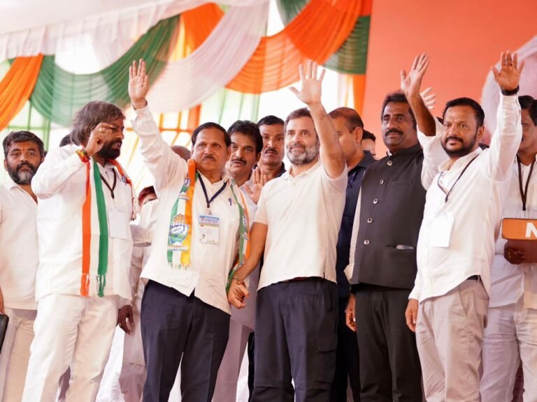 ಬಸವಣ್ಣ ಅಡಿಪಾಯ ಹಾಕಿದ ಪ್ರಜಾಪ್ರಭುತ್ವಕ್ಕೆ ಬಿಜೆಪಿ, ಆರೆಸ್ಸೆಸ್ ನಿಂದ ಅಪಾಯ: ರಾಹುಲ್