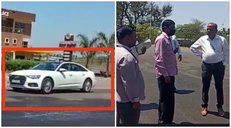 ಶಾಸಕರ ಪುತ್ರ ಕಾರನ್ನು ತಪಾಸಣೆ ಮಾಡದ ಅಧಿಕಾರಿಗಳು: ತಹಶೀಲ್ದಾರ್‌ ತರಾಟೆ