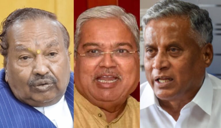 ks eshwarappa, govind karjol and somanna
