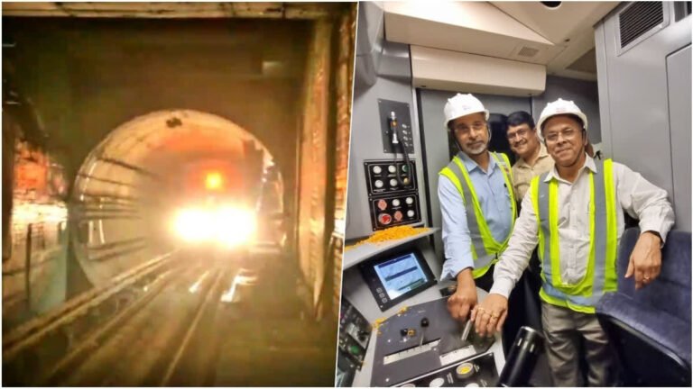 ದೇಶದ ಮೊದಲ ನೀರಿನಾಳದ ಮೆಟ್ರೋ ಪ್ರಾಯೋಗಿಕ ಸಂಚಾರ ಯಶಸ್ವಿ