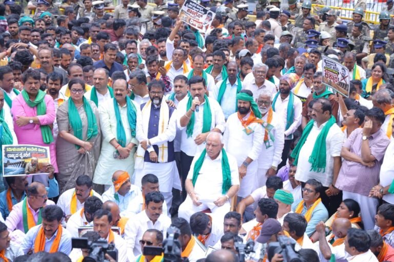 ಕಾವೇರಿ ವಿಷಯದಲ್ಲಿ ಸಿಎಂ ಮೊಸಳೆ ಕಣ್ಣೀರು: ವಿಜಯೇಂದ್ರ